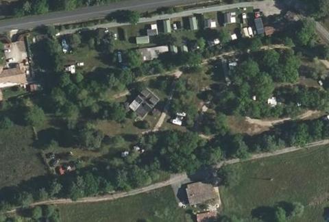 Vue aérienne du Camping le Capdeville à Carcans