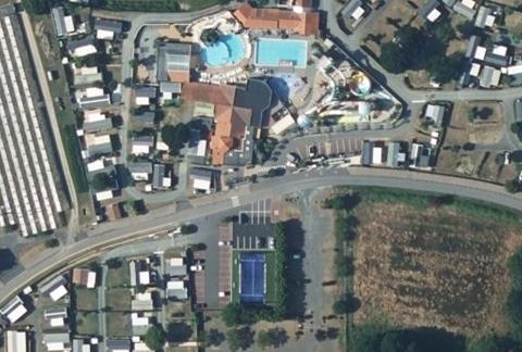 Vue aérienne du Camping le Château à Saint-Hilaire-de-Riez