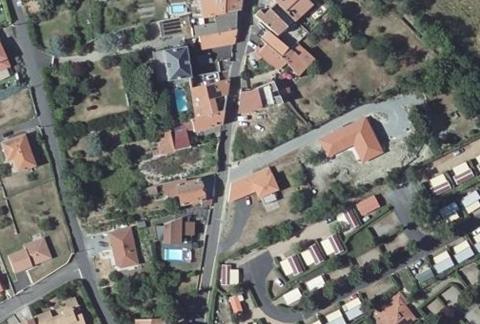 Vue aérienne du Camping le Clos Auroy à Orcet