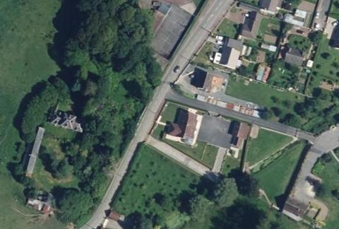 Vue aérienne du Camping le Clos Cacheleux à Miannay
