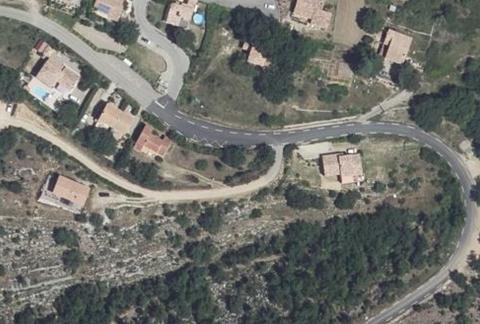 Vue aérienne du Camping le Clos de Barbey à Bauduen