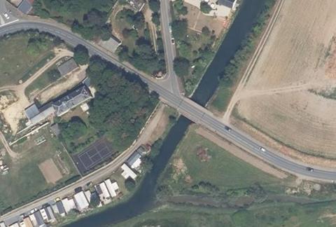 Vue aérienne du Camping le Clos du Moulin à Graye-sur-Mer