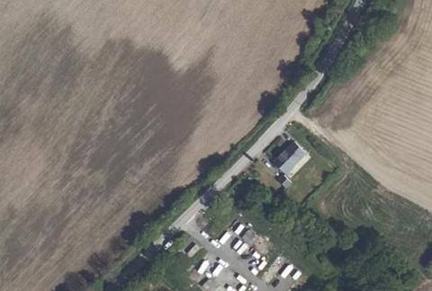 Vue aérienne du Camping le Domaine de Bréhadour à Guérande