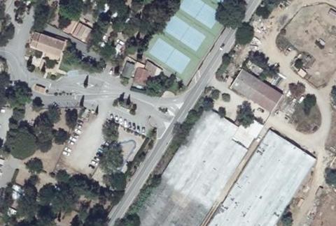 Vue aérienne du Camping le Domaine de la Bergerie à Roquebrune-sur-Argens