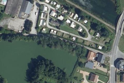 Vue aérienne du Camping le Domaine de la Nature à Presles-et-Boves