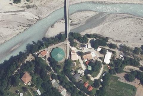Vue aérienne du Camping le Domaine de l’Amitié à Touët-sur-Var