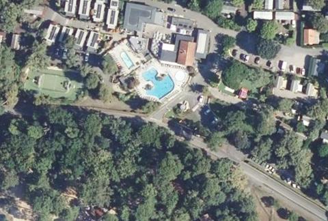 Vue aérienne du Camping le Domaine les Oréades à Sanguinet