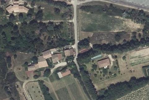 Vue aérienne du Camping le Fontenelle à Mallemort