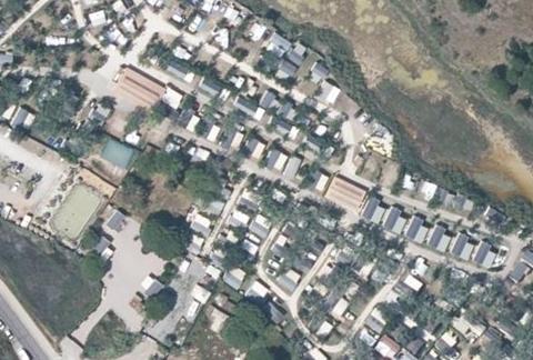 Vue aérienne du Camping le Galet à Marseillan