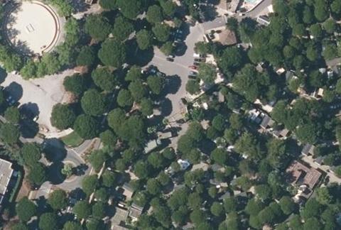 Vue aérienne du Camping le Garden à La Grande-Motte