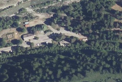 Vue aérienne du Camping le Gouret à Aiguilles