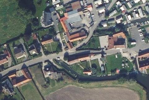 Vue aérienne du Camping le Grand Large à Salperwick