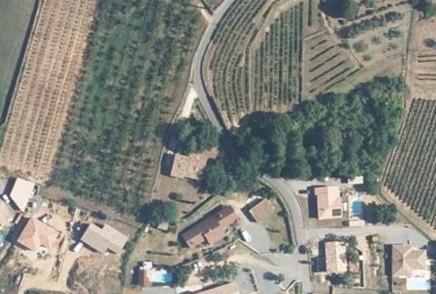 Vue aérienne du Camping le Grillou à Rosières