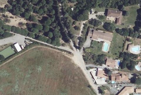 Vue aérienne du Camping le Malolya à Villemoustaussou