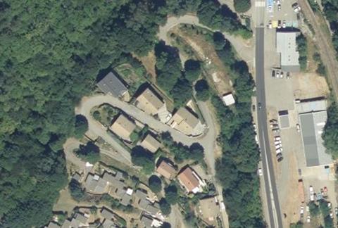 Vue aérienne du Camping le Mas des Sédariès à Villefort