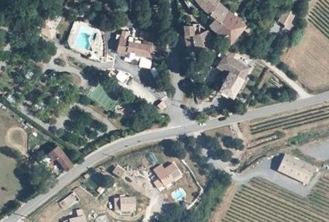 Vue aérienne du Camping le Mas du Sartre à Saint-Alban-Auriolles