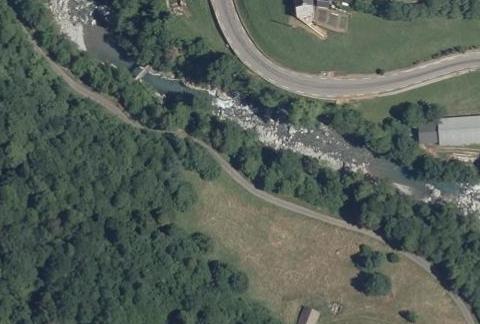 Vue aérienne du Camping le Mousca à Gèdre