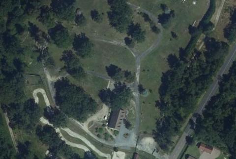 Vue aérienne du Camping le Nid Dans les Bruyères à Fère-en-Tardenois