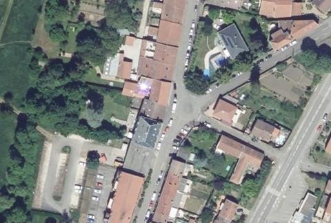 Vue aérienne du Camping le Paquis à Corny-sur-Moselle