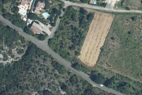 Vue aérienne du Camping le Pequelet à Salavas