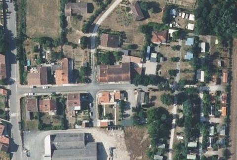 Vue aérienne du Camping le Pessac à Vielmur-sur-Agout