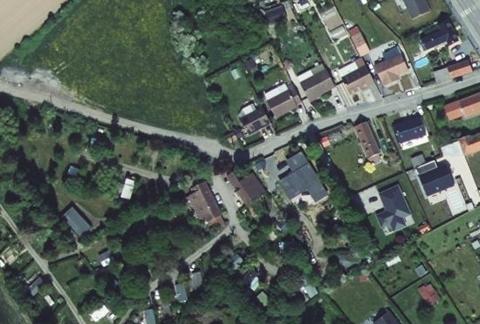 Vue aérienne du Camping le Petit Clos à Rumegies