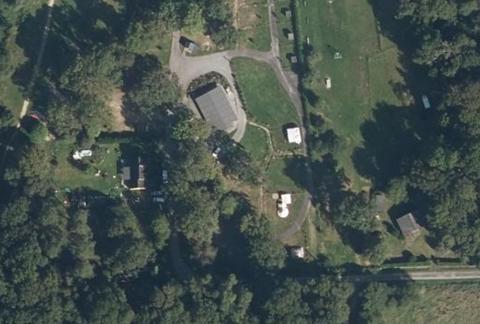 Vue aérienne du Camping le Plein Air Bainsois à Bains-sur-Oust