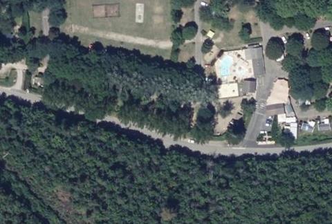Vue aérienne du Camping le Pont du Tarn à Florac