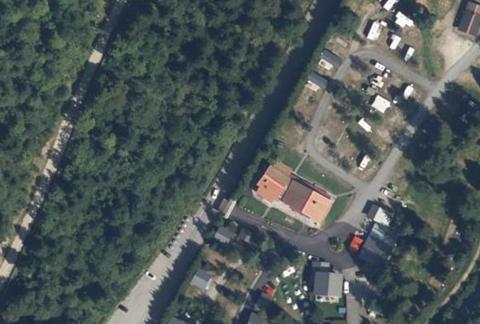 Vue aérienne du Camping le Pontet à Les Contamines-Montjoie