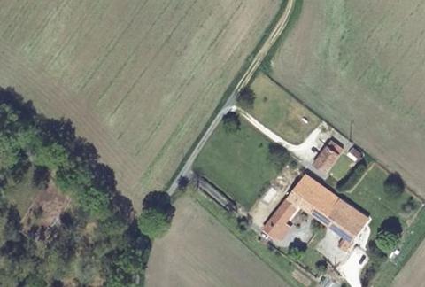 Vue aérienne du Camping le Pontis à Verteillac