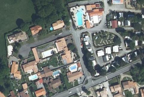 Vue aérienne du Camping le Port Chéri à Pornic