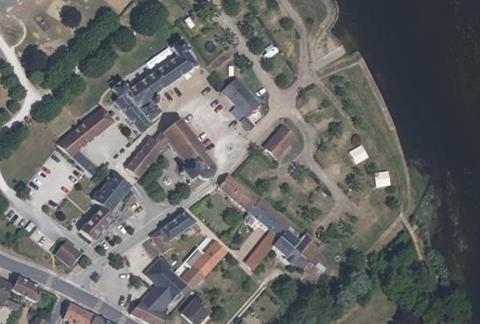 Vue aérienne du Camping le Port à Mareuil-sur-Cher