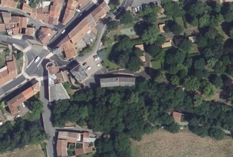 Vue aérienne du Camping le Pré à Montaigut-le-Blanc
