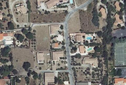 Vue aérienne du Camping le Relais d’Aguilar à Tuchan