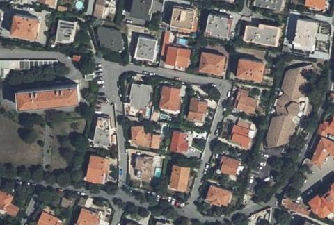 Vue aérienne du Camping le Rossignol à Antibes