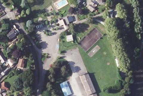 Vue aérienne du Camping le Saillet à Lestelle-Bétharram