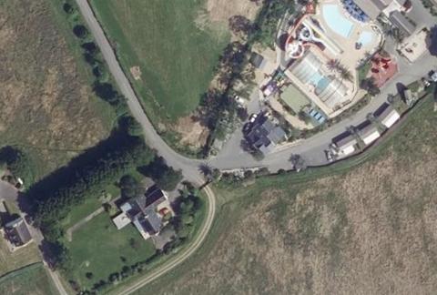 Vue aérienne du Camping le Saint Laurent à La Forêt-Fouesnant
