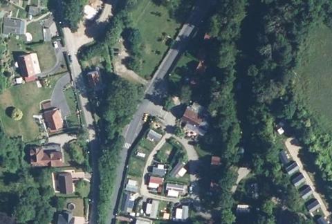 Vue aérienne du Camping le Val Boisé à Petit-Caux