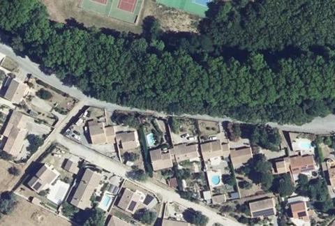 Vue aérienne du Camping le Val de Cesse à Mirepeisset