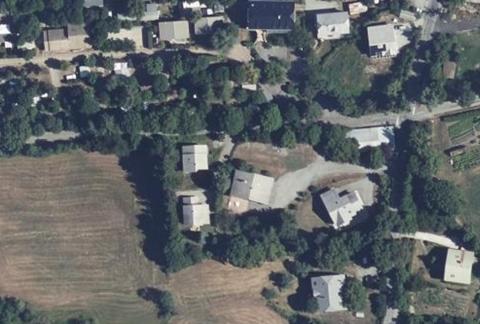 Vue aérienne du Camping le Verger à Baratier