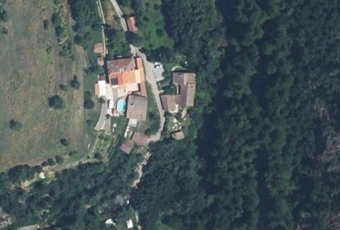 Vue aérienne du Camping le Viaduc Ardèche à Arlebosc