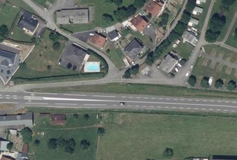 Vue aérienne du Camping le Vieux Berger à Lourdes
