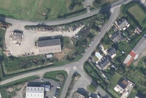 Vue aérienne du Camping le Village Insolite à Saint-Benoît-des-Ondes