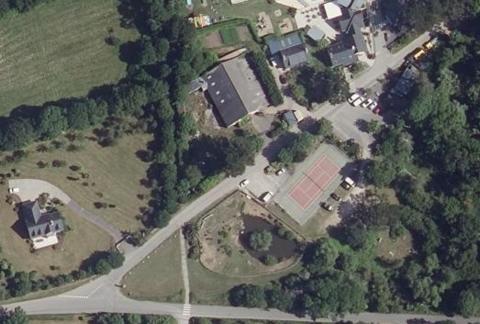 Vue aérienne du Camping les 2 Fontaines à Névez