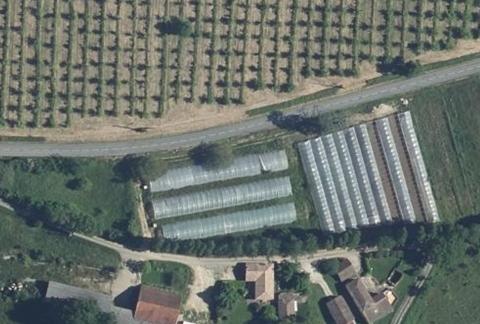 Vue aérienne du Camping les 2 Lacs à Beauville