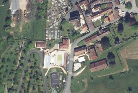 Vue aérienne du Camping les Acacias à Sarlat-la-Canéda