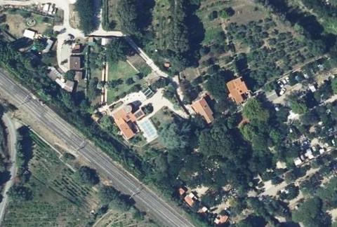 Vue aérienne du Camping les Amandiers à Collioure