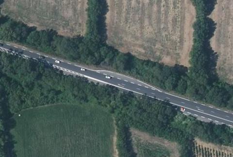 Vue aérienne du Camping les Amandiers à Vias