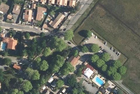 Vue aérienne du Camping les Arbousiers à Andernos-les-Bains