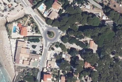 Vue aérienne du Camping les Baumelles à Saint-Cyr-sur-Mer